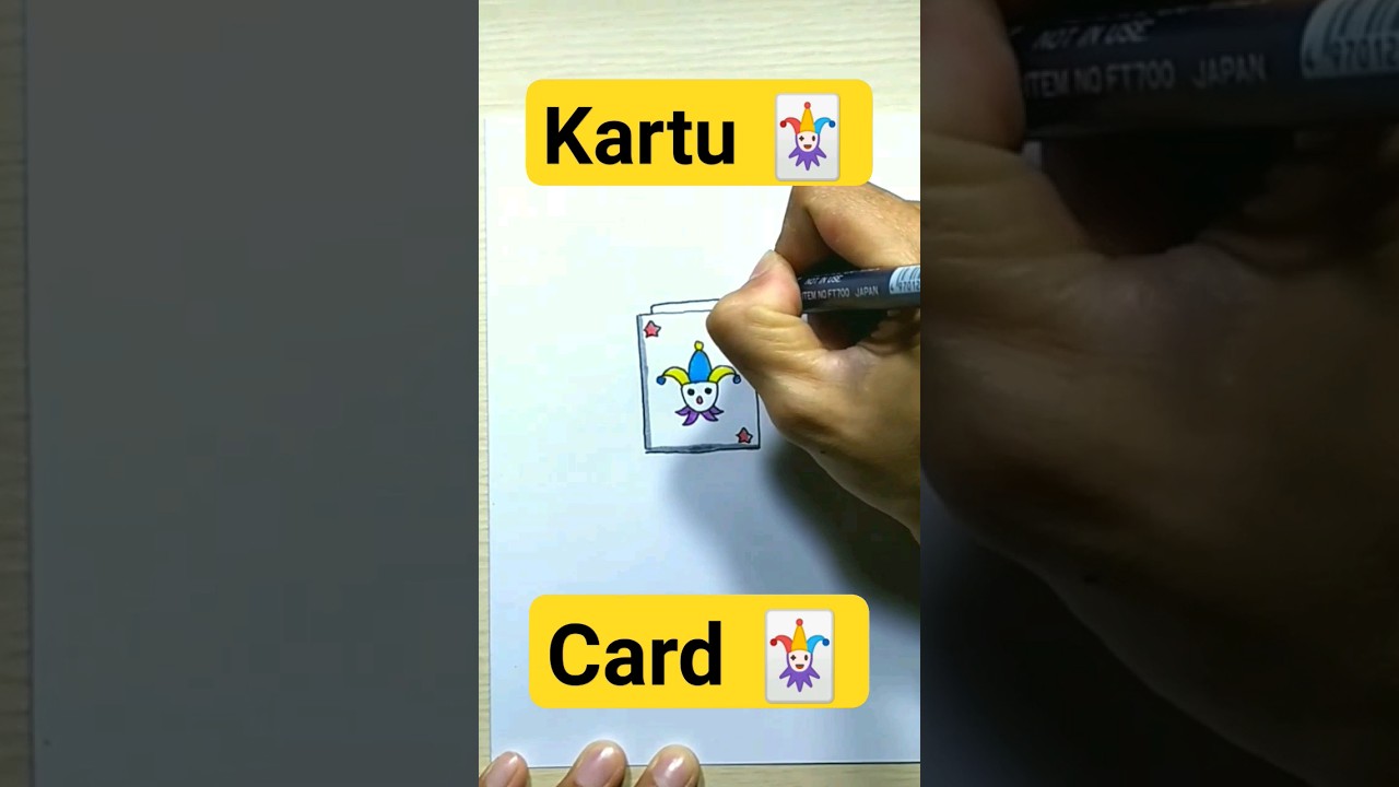 Menggambar Kartu #menggambar #gambar #kartu #howtodraw #drawing #draw #card