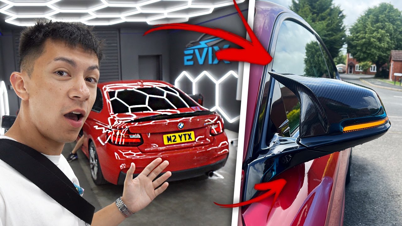 INSTALLING SICK MODS TO MY M240I 😎 **CARBON MIRRORS!**