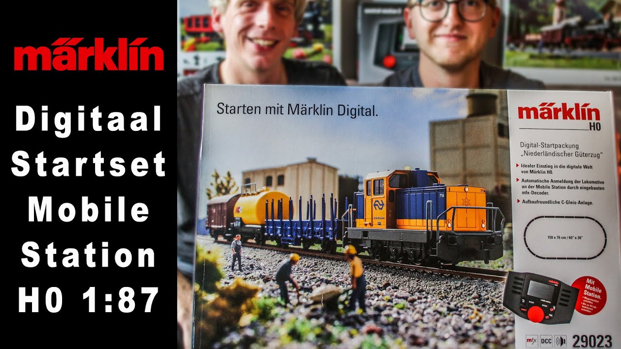 Digitaal starten met modeltreinen - Marklin Mobile Station