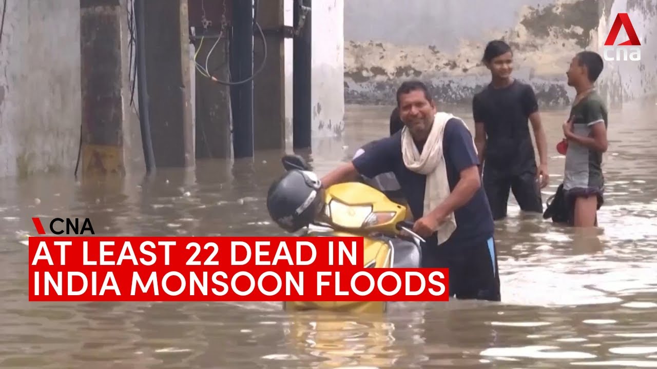 India monsoon floods: At least 22 dead, New Delhi schools ordered to shut