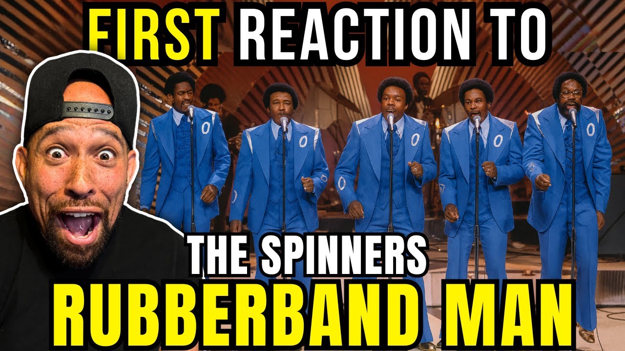 Rapper FIRST time REACTION to The Spinners - Rubberband Man! They PULLED out Rubber bands hahah...