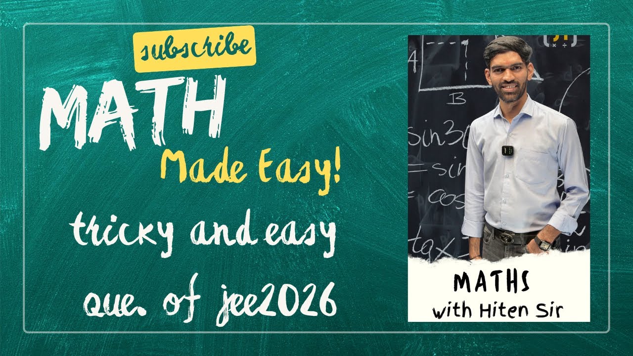 JEE 2026| geometric progression | Just check easy question | easy & tricky question | By Hiten sir