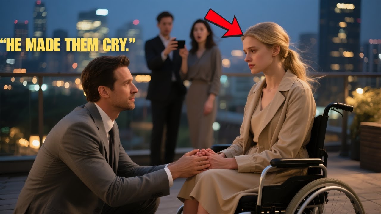 They Set Up the Wheelchair Girl on a Fake Blind Date With the CEO—His Actions Left Them in Tears…