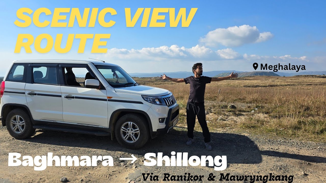 Baghmara to Shillong via Ranikor & Mawryngkang – Scenic Mountain Drive | Full Route Guide!