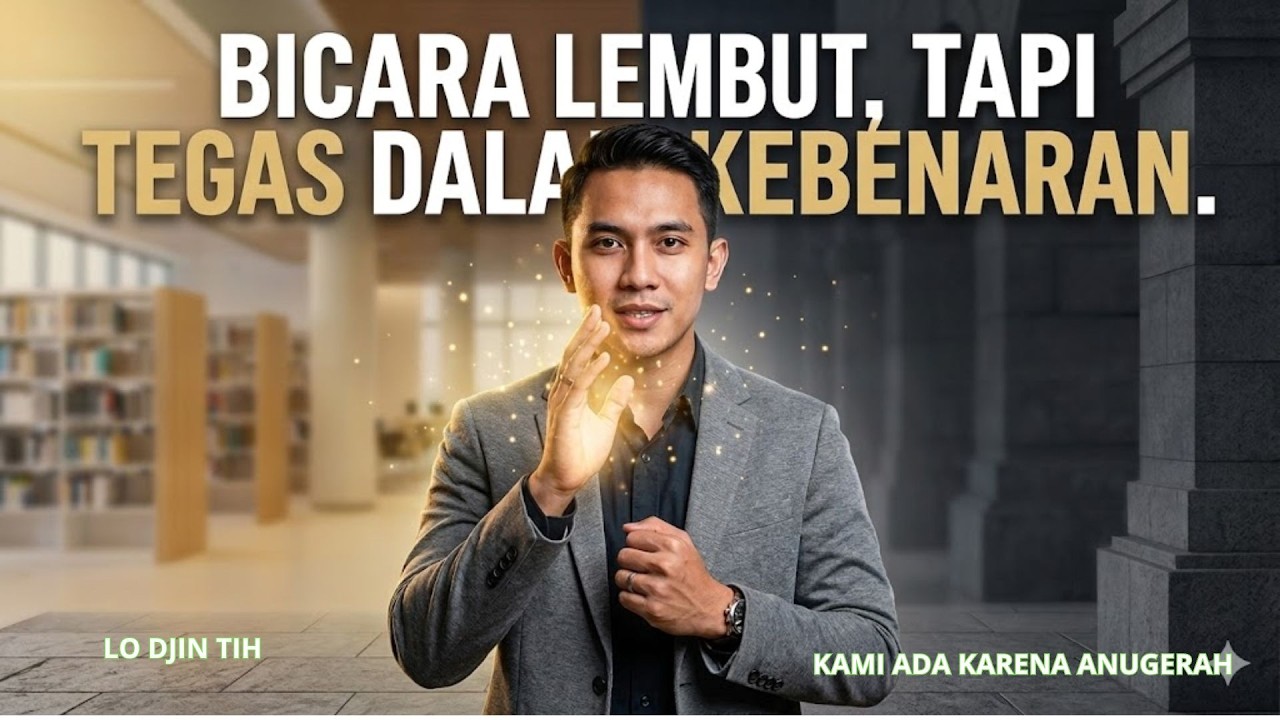 BICARA LEMBUT, TAPI TEGAS DALAM KEBENARAN.