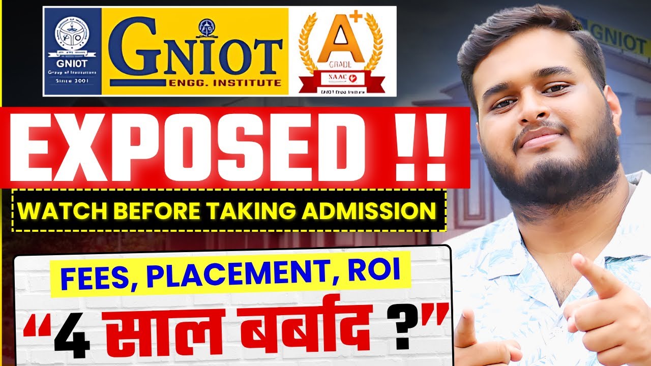 GNIOT BTech. CSE Exposed : Placements, Fees & Reality Check 😨 Honest Review🔥