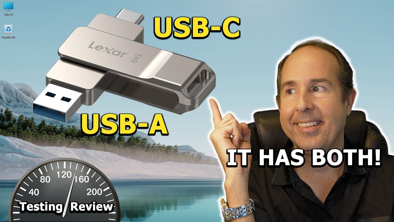 👍 Lexar D400 Dual Flash Drive с USB A и C! Тестирование и обзор | 130 МБ/с