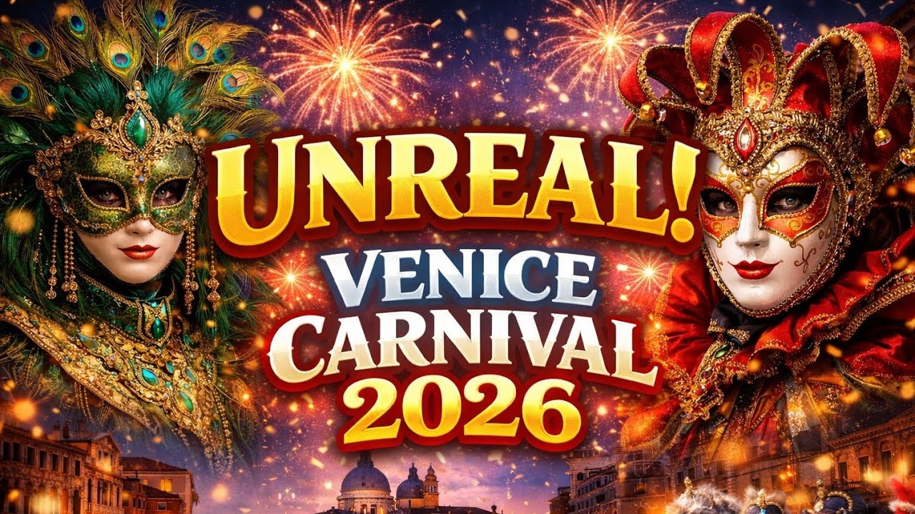 Inside Venice Carnival 2026 – You Won’t Believe These Costumes! Pure Magic 