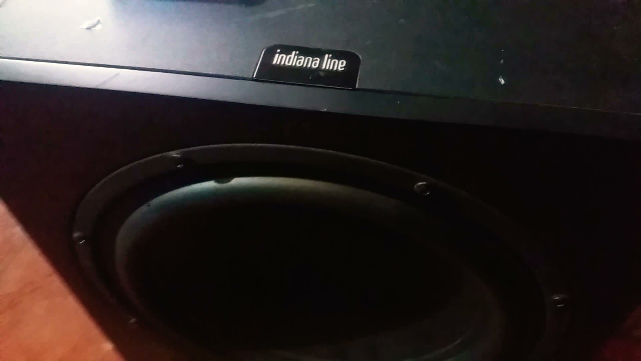 SUBWOOFER INDIANA LINE BASSO 850 TEST AFTER REPAIR