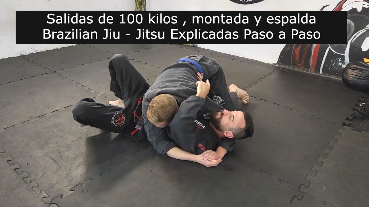 Salidas de 100 kilos , montada y espalda Brazilian Jiu - Jitsu Explicadas paso a paso #bjj