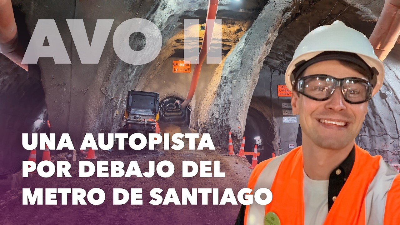 Así se construye la AVO II: la autopista más profunda de Santiago