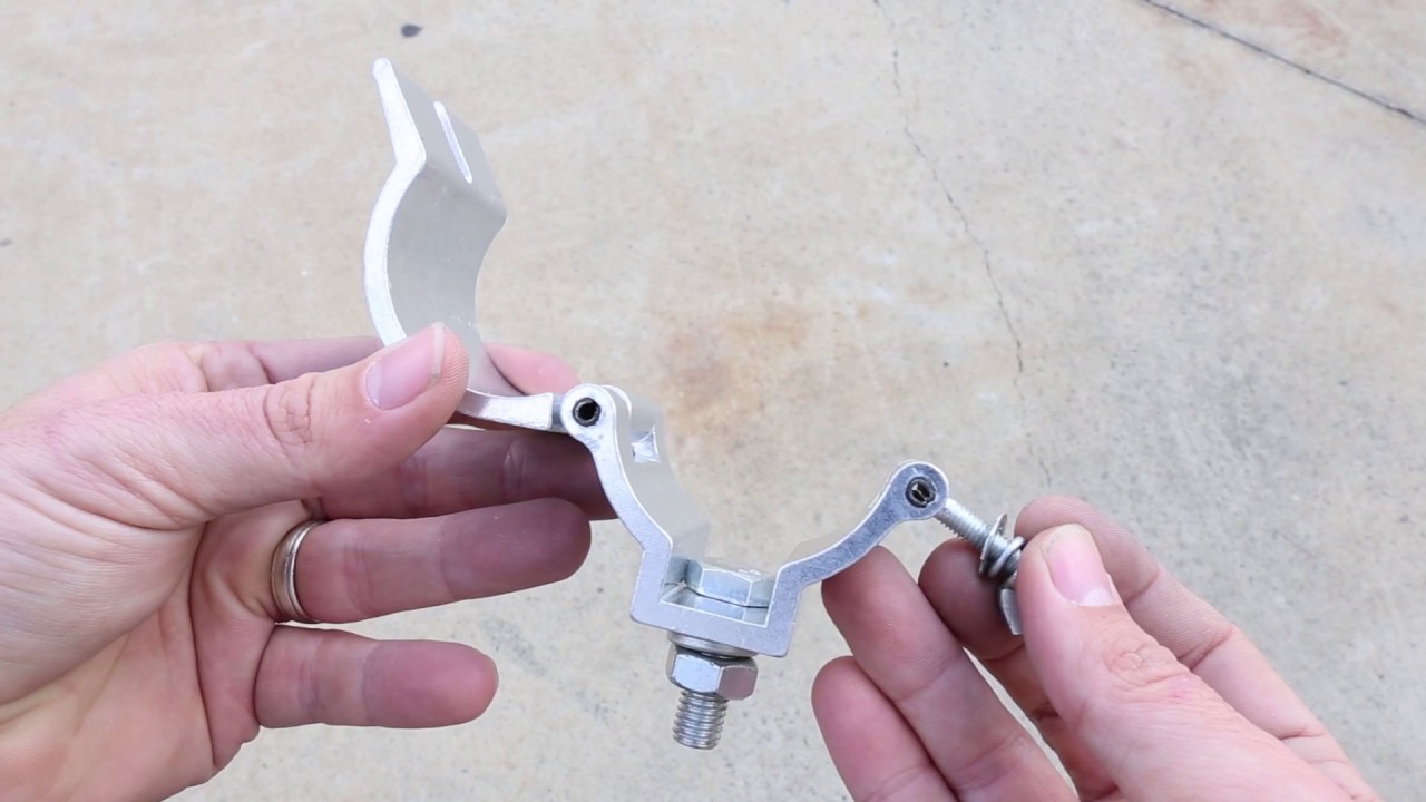 Light Duty 50mm Aluminium Truss Lighting Clamp from Titan AV - TR CLP50 H1S