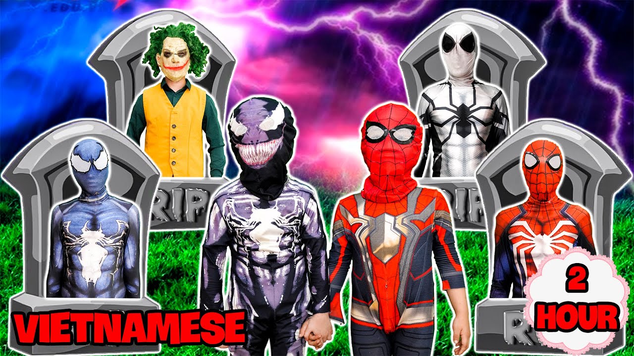 Venom Và Biệt Đội Siêu Anh Hùng Chiến Đấu Với Joker Để Giải Cứu Nhện Nhí | Tổng Hợp Video Hay Nhất