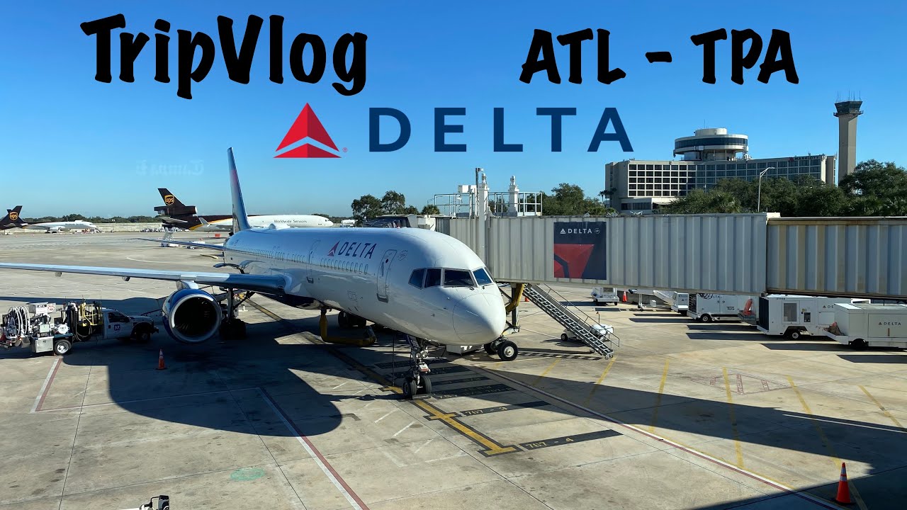 Florida Calling My Name! - TripVlog: Delta Airlines (Boeing 757-200) ATL - TPA