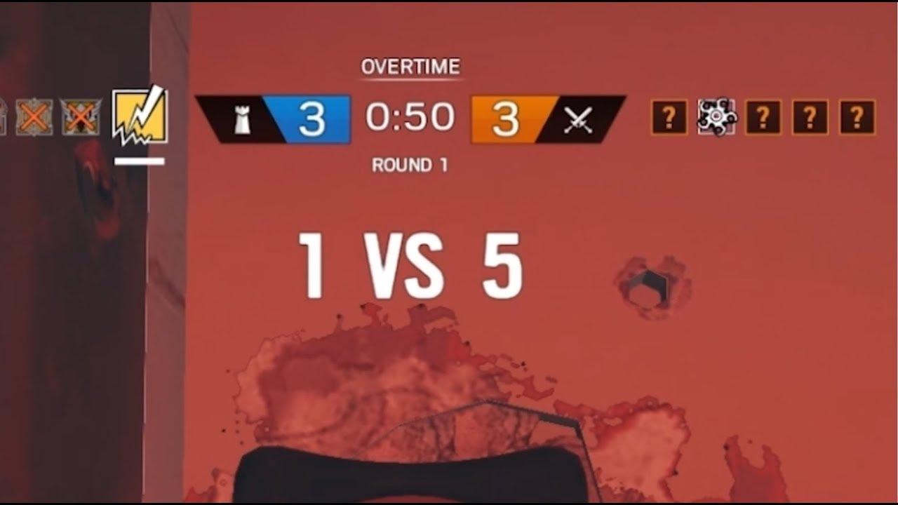 1v5 In Overtime - Rainbow Six Siege