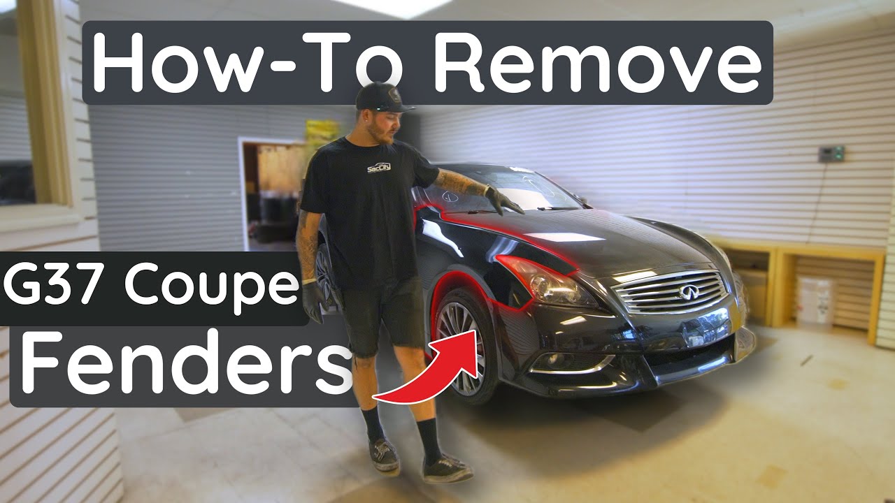 How to Remove G37 Coupe  Fenders | Install |