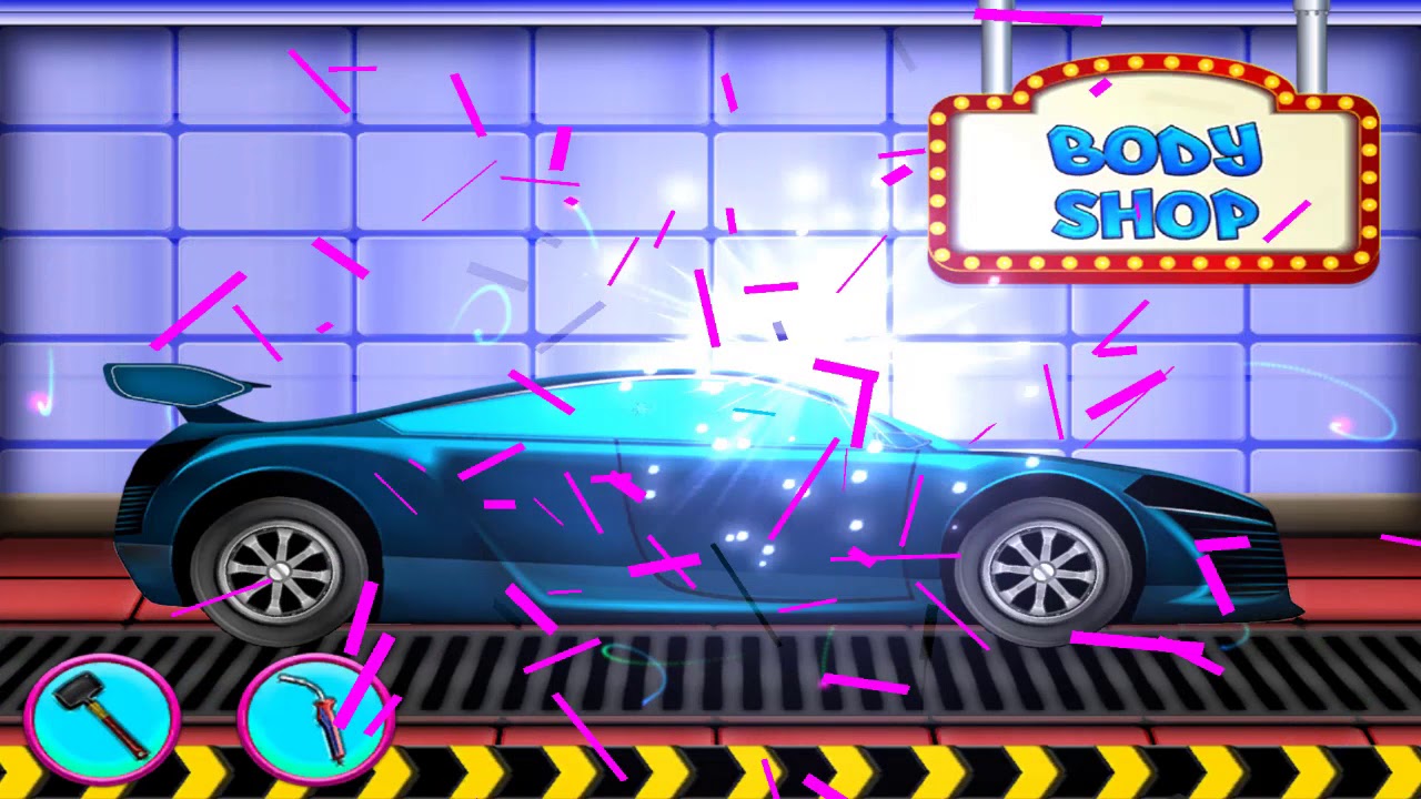 Police Car Wash Service Station Truck Repair Game | Android Gameplay Video for Kids & Toddlers