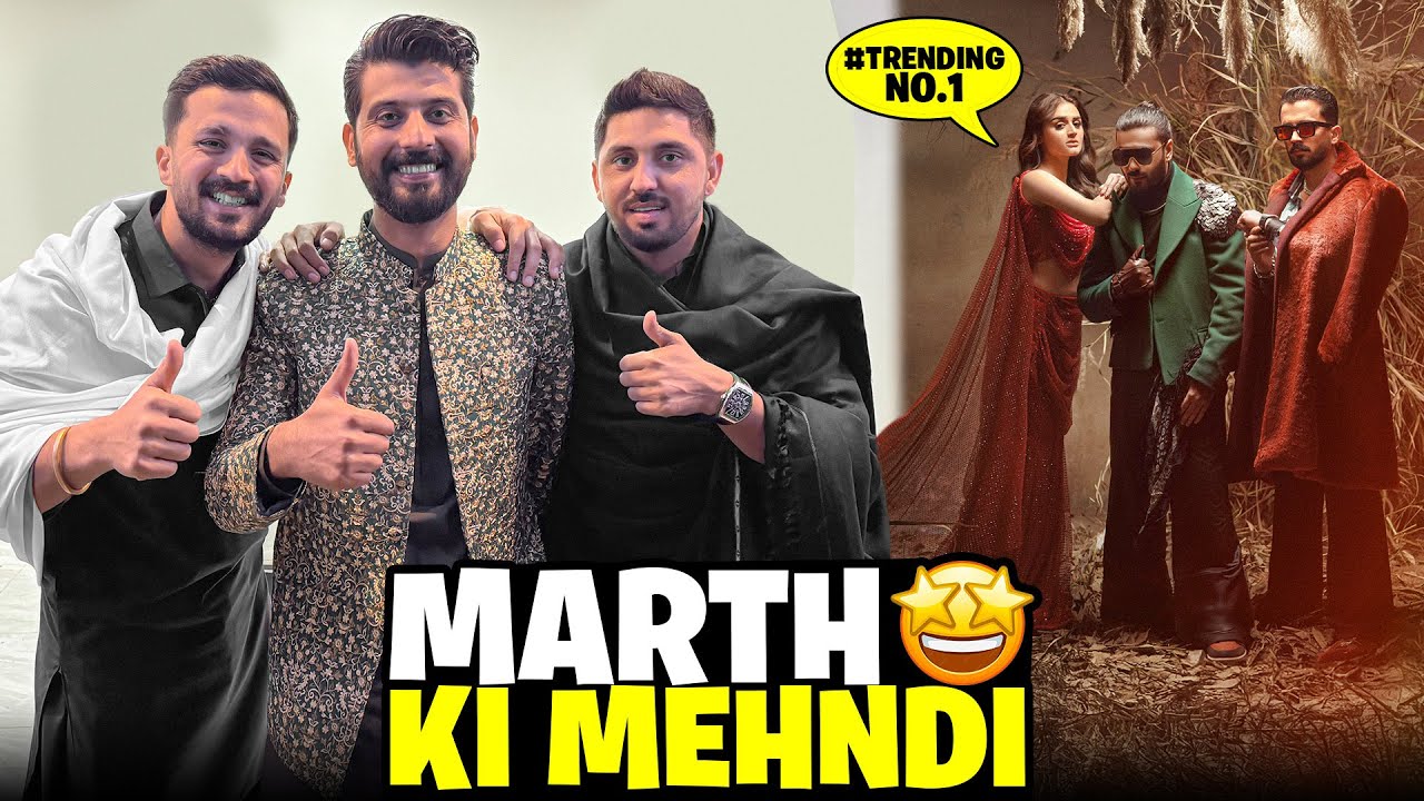 Bilal Marth ki Mehndi py Paison ki Barish😱Our Song is Trending # 1 🙏🏻