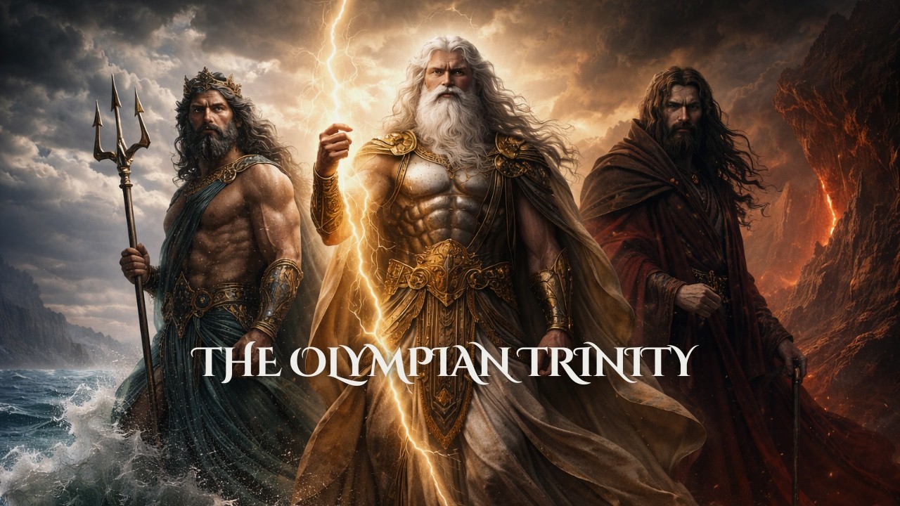 The Olympian Trinity – Zeus, Poseidon & Hades | 2h of Sky, Sea and Underworld Power