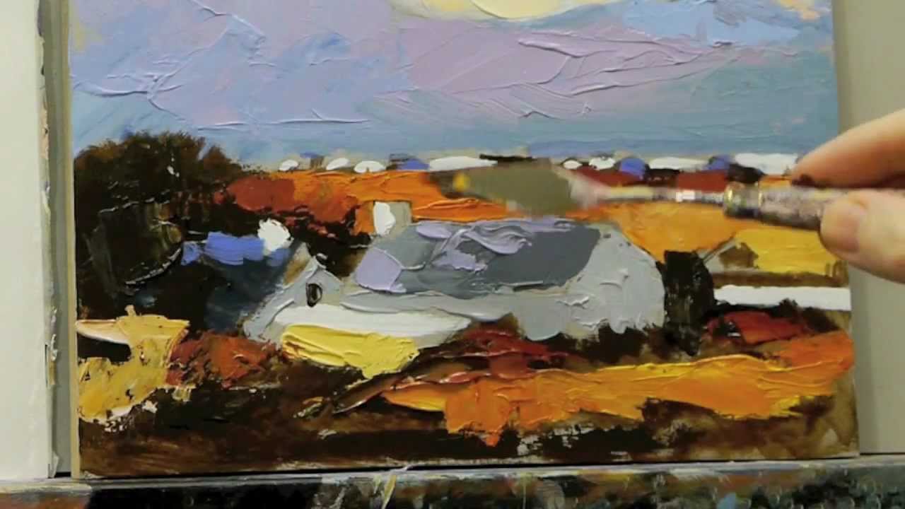 Acrylic Palette Knife Painting Techniques - Lesson 3 of 4