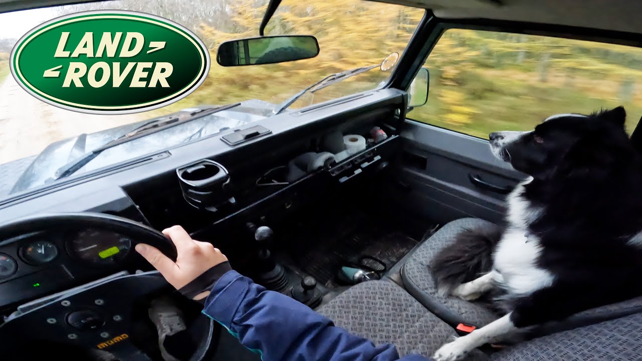 1999 - Straight Piped - Land Rover Defender TD5 | POV Drive around, sound and acceleration