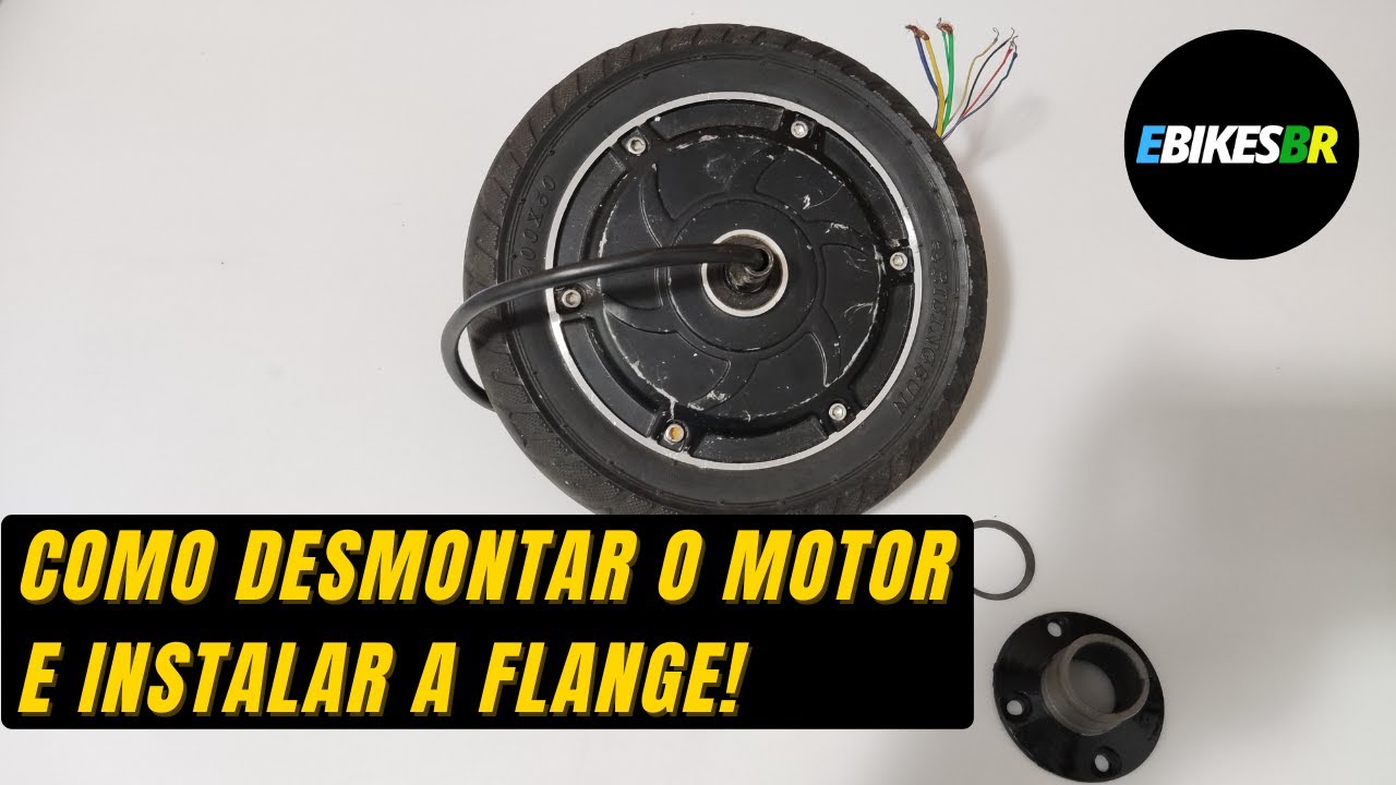 COMO ABRIR MOTOR DE PATINETE E INSTALAR FLANGE!