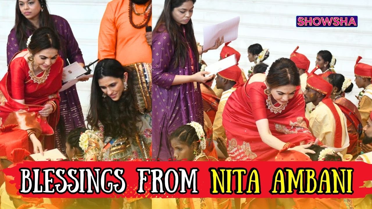 Nita Ambani Blesses 50 Underprivileged Couples, Gifts Them Gold Ahead Of Anant-Radhika's Wedding