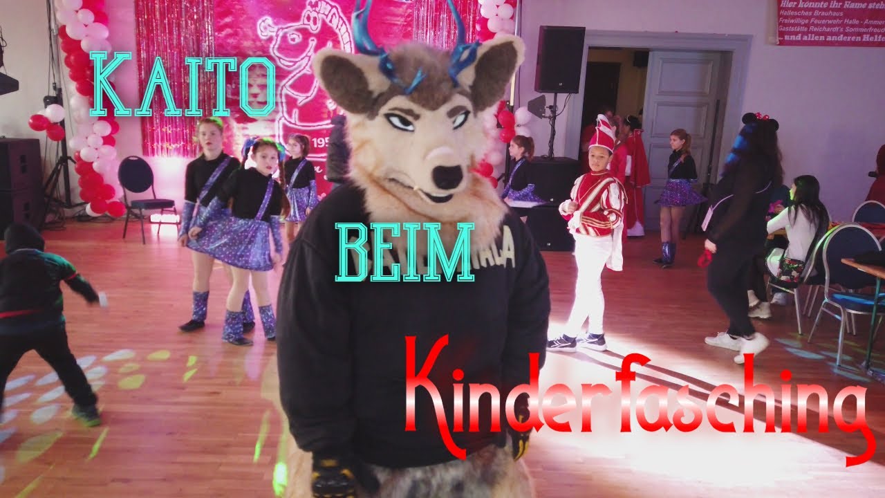 Kaito zu Besuch beim Kinderfasching | HFF14 | 03. Februar 2024 | #Furry #Karneval | Tankii