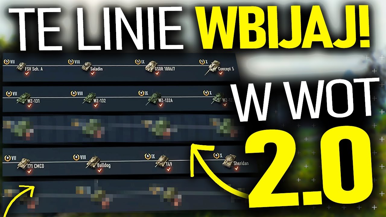 WOT 2.0 WSZYSTKO ZMIENI |  Te drzewka KONIECZNIE chcesz mieć!