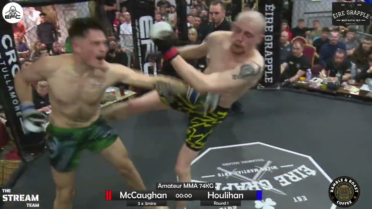 Conan McCaughan vs Ryan Houlihan - Amateur MMA - Evolution Fighting Championship 10