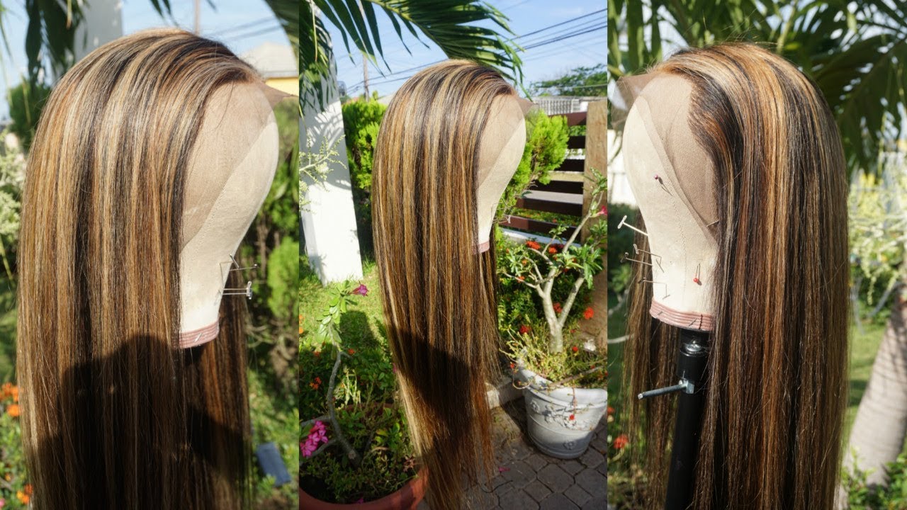 PERFECT SUMMER BLONDE HIGHLIGHTS! Super Easy Blonde on Frontal Wig | HairSnstn | Lex Sinclair