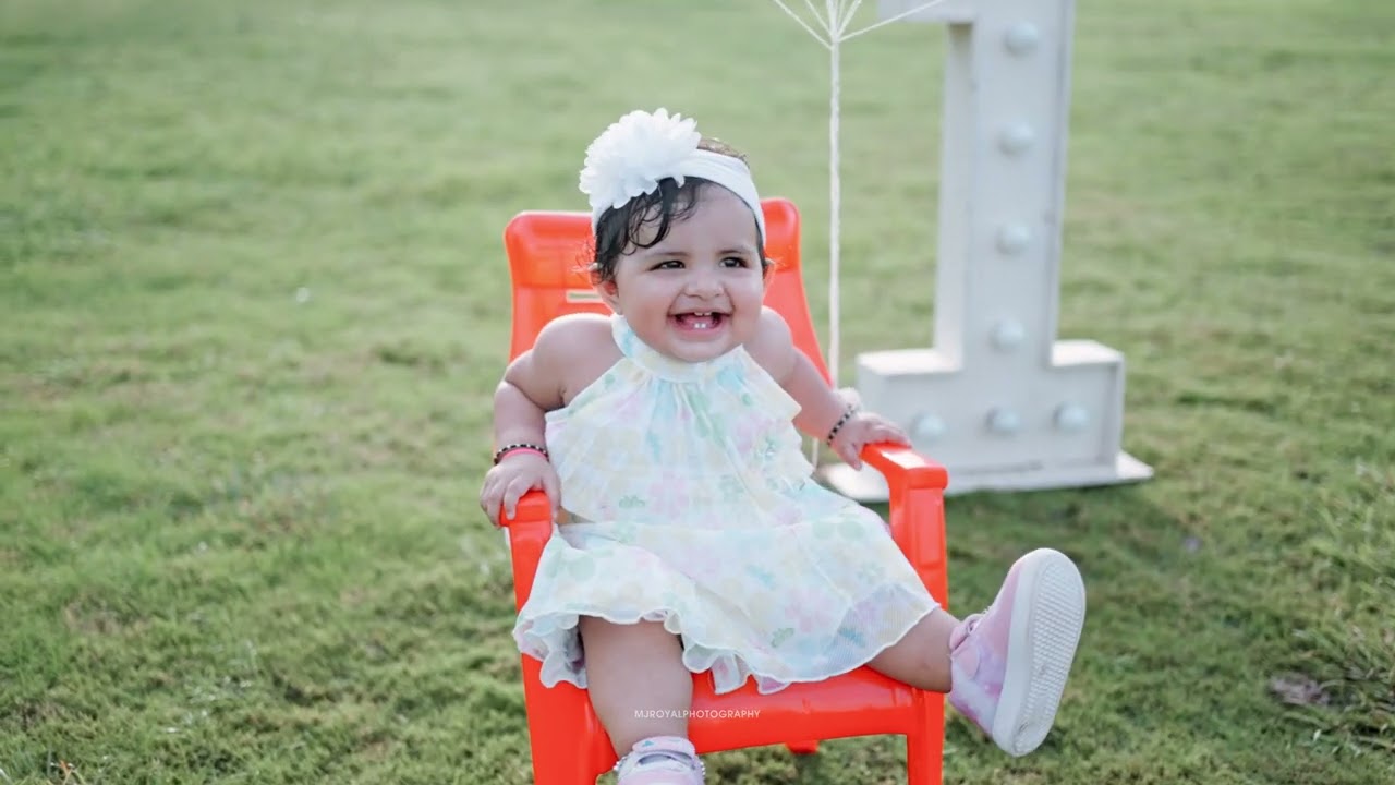 Pre Birthday Shoot For Baby Girl Aavya I 1st Birthday Shoot I Stories by Mjroyal Photography