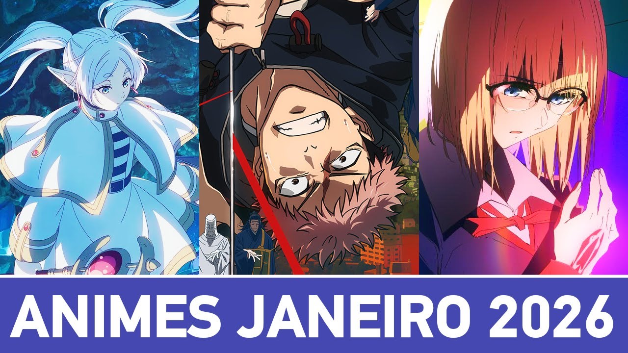 NOVOS ANIMES DE JANEIRO/INVERNO 2026 | Guia de Temporada