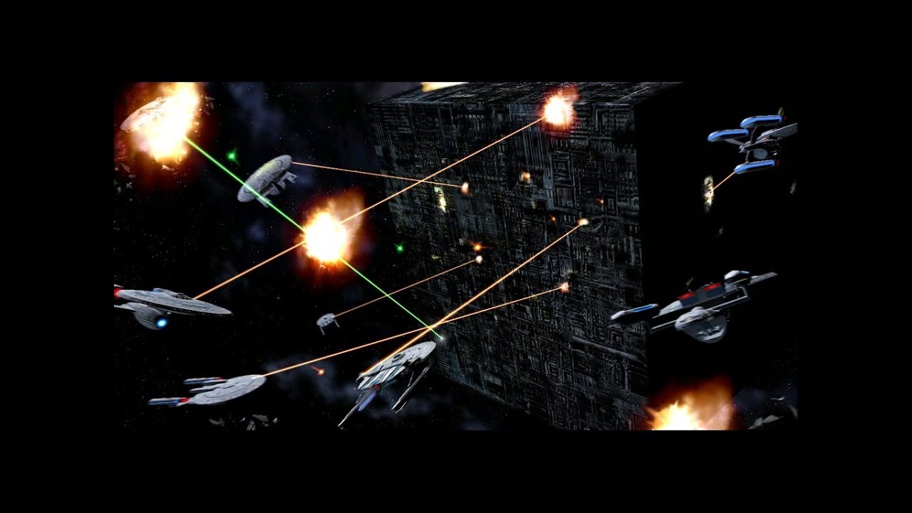 [7] Star Trek Legacy - CUSTOM Battle of Wolf 359 [Borg Win]