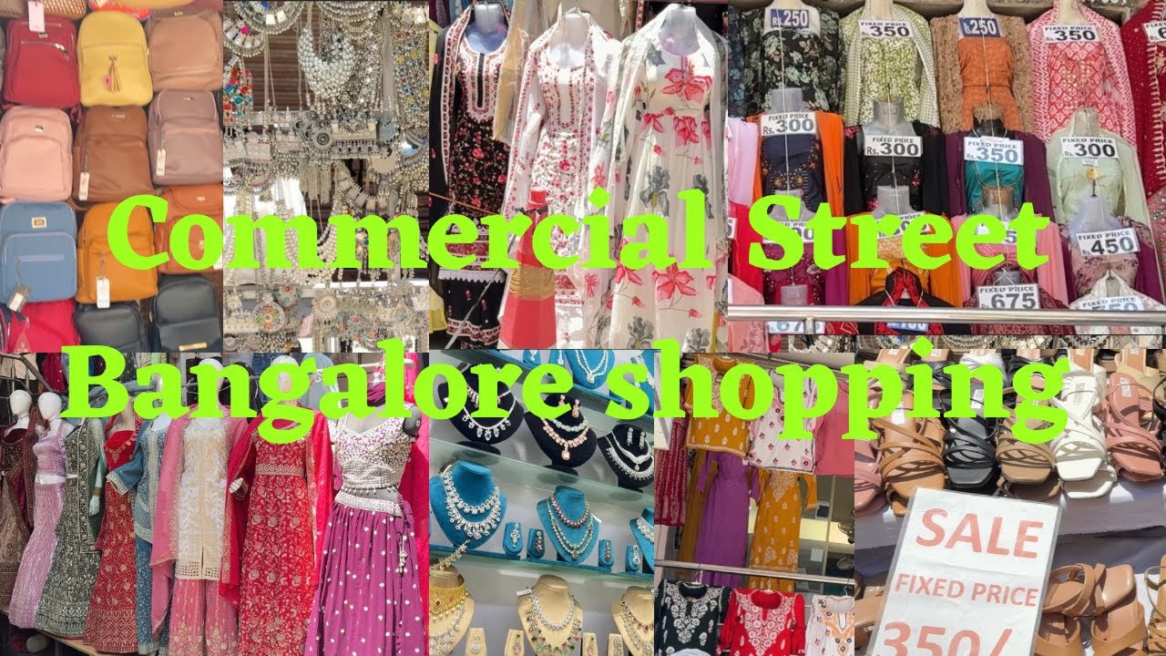 Commercial Street Bangalore shopping 🔥🔥||Shopping @ Bangalore ||Street shopping in Bangalore 🛍️🛍️