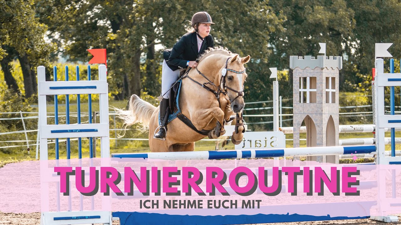 TURNIER-ROUTINE / Ein Tag auf Turnier mit mir!