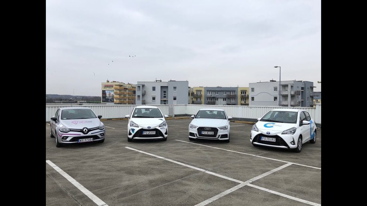 CARSHARING - Test porównawczy usług w Poznaniu - 4mobility, Traficar, EasyShare, Click2Go