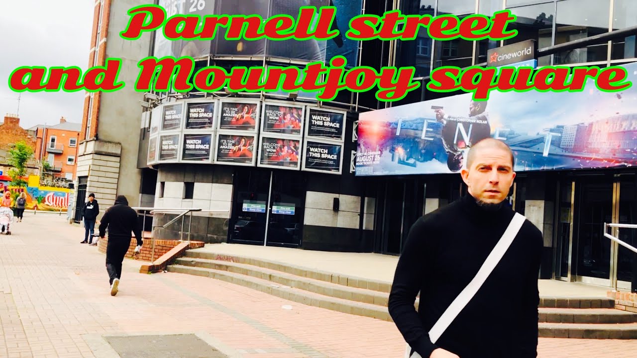Mountjoy Square and Parnell street|Walking in the streets|4K Dublin walk tour|Travel with Atiq