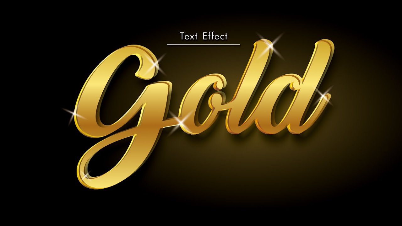 Gold text tips for graphic designers | use Corel Draw | How to create gold efect in corel