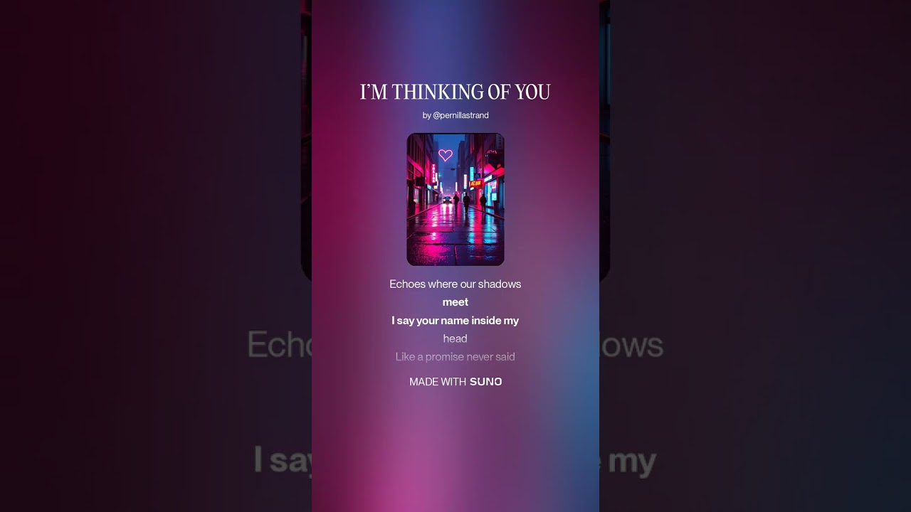 I’M THINKING OF YOU