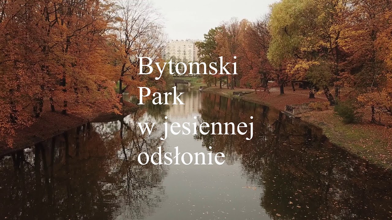 Bytom z drona - Park w jesiennej odsłonie🍁Dymitrow   -DJI mavic pro