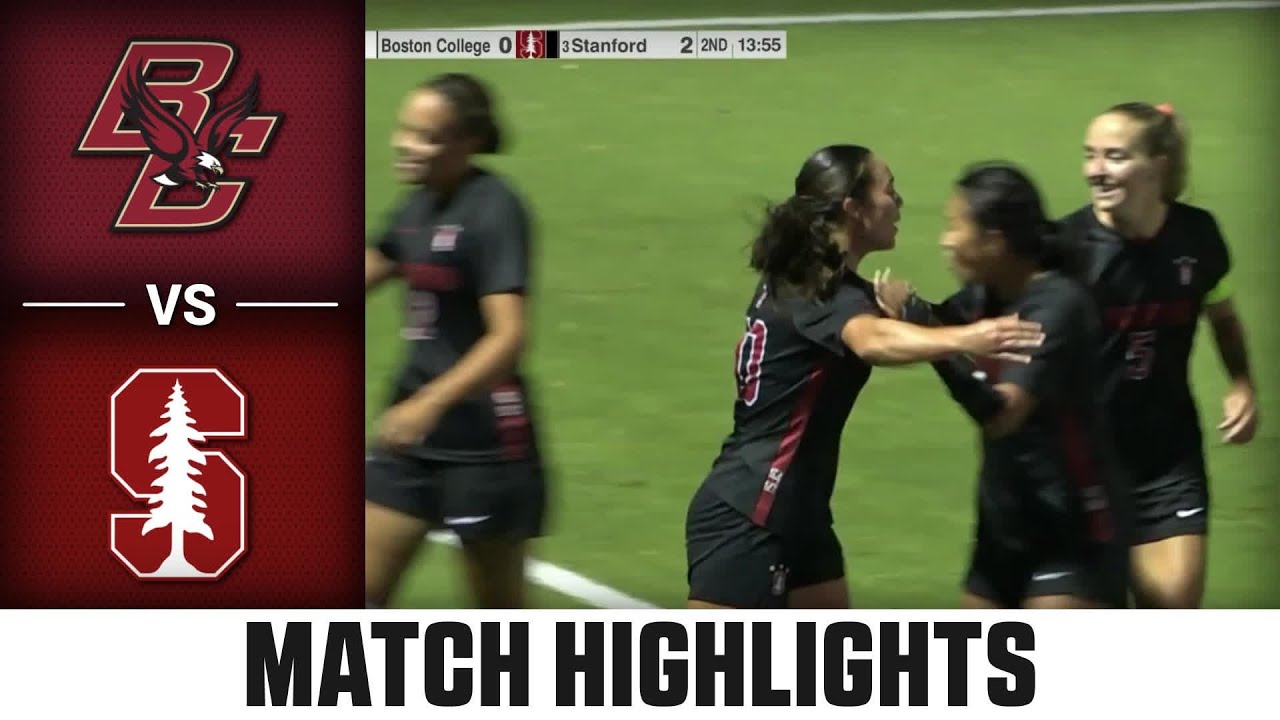 Boston College vs. Stanford Match Highlights | 2025 ACC Women's Soccer