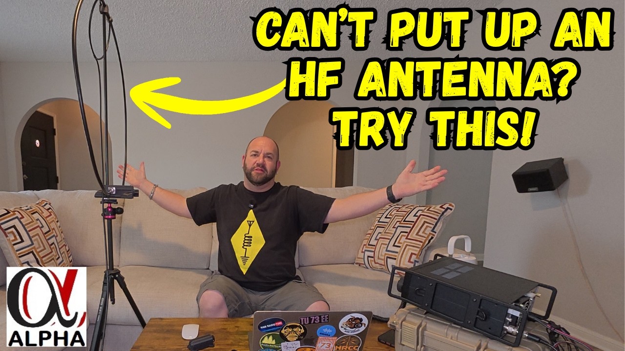 Лучшая КВ-антенна, если нет возможности установить обычную антенну | Alpha Antenna MagLoop
