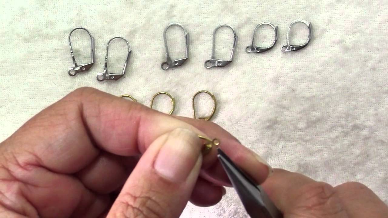 All About Leverback Earring Findings.