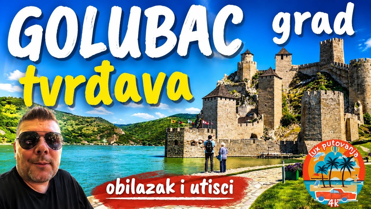 GOLUBAČKA tvrdjava i grad Golubac | Tvrdjava Golubački grad | Golubac Fortress | obilazak | 4K (UHD)