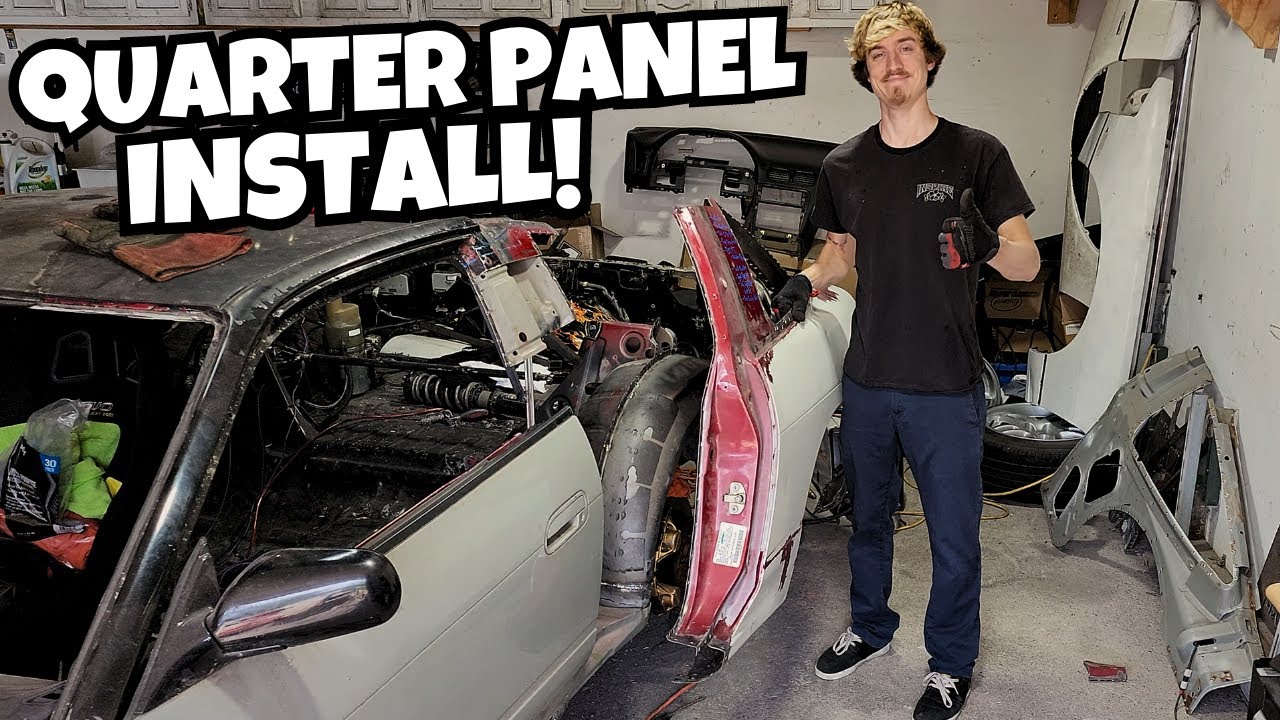 Welding Quarter Panel Structures on my 240sx Restoration