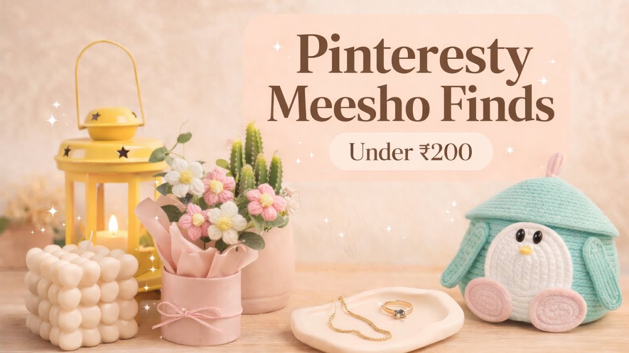 Affordable Pinterest🎀✨ Decor from Meesho