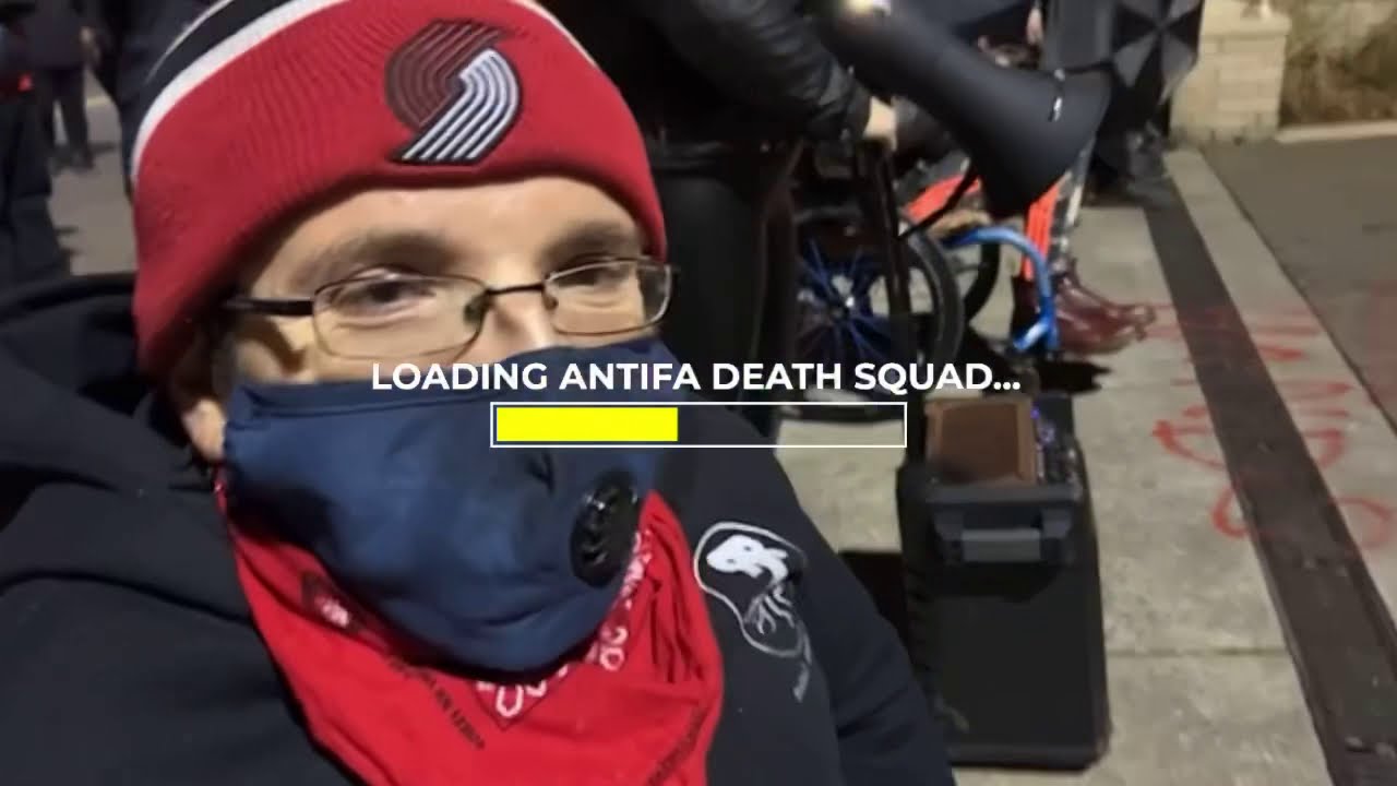 Loading Antifa Death Squad... video of ICE Portland arresting Dustin Brandon  Ferreira
