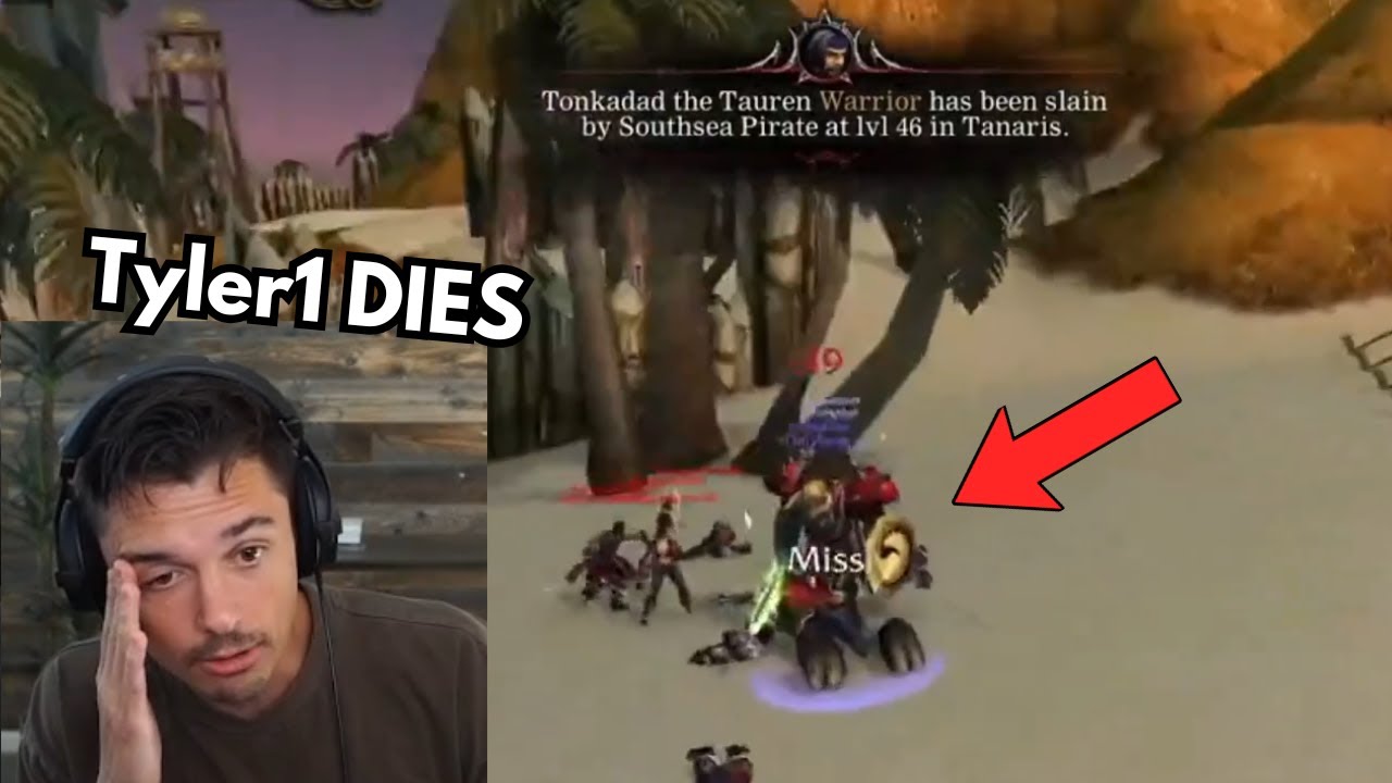Tyler1 dies at lvl 46 on Hardcore WoW