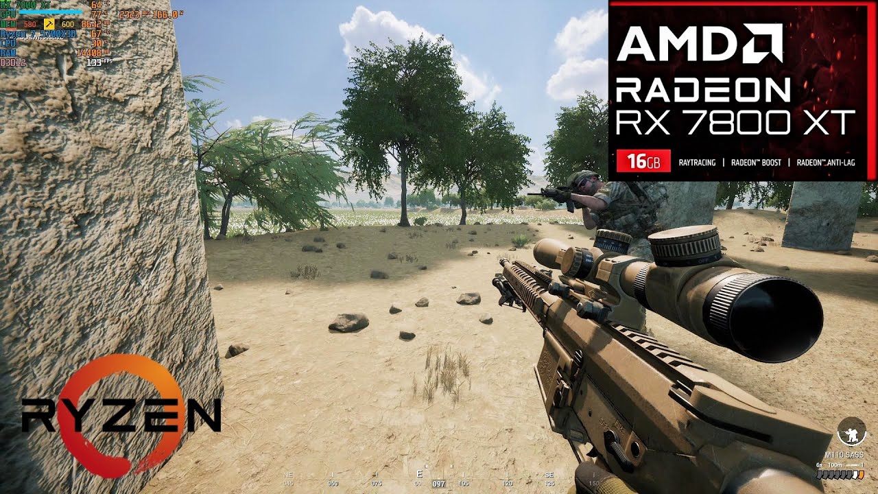 Squad : RX 7800 XT 16 GB + Ryzen 7 5700X3D ( Epic Settings ) Max Graphic